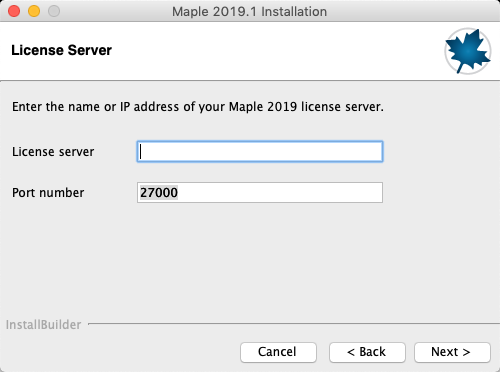 How do I install and configure a Maple license server?